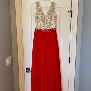 Red prom dress